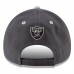 Men's Oakland Raiders New Era Heathered Gray/Graphite The League Shadow 2 9FORTY Adjustable Hat 2774888